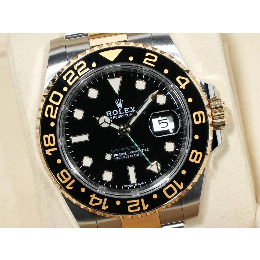 ロレックス GMTマスターII Ref.116713LN ステンレススチール/イエローゴールド ブラック文字盤 オイスターブレスレット | GMTマスター | 02