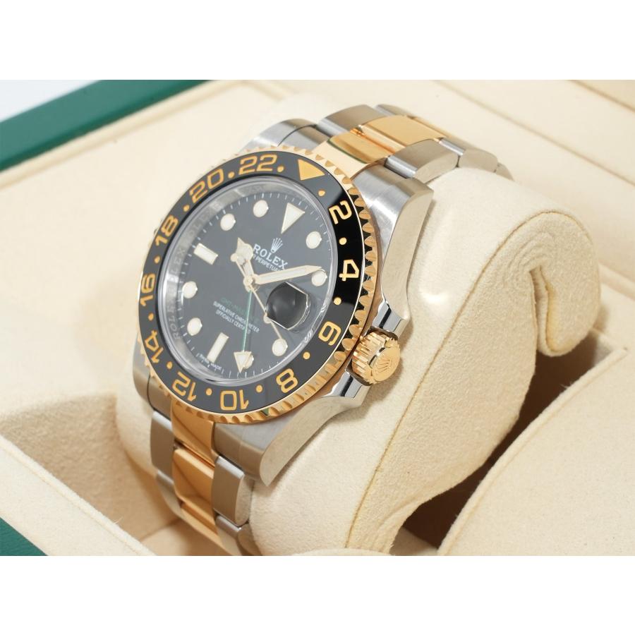 ロレックス GMTマスターII Ref.116713LN ステンレススチール/イエローゴールド ブラック文字盤 オイスターブレスレット | GMTマスター | 03