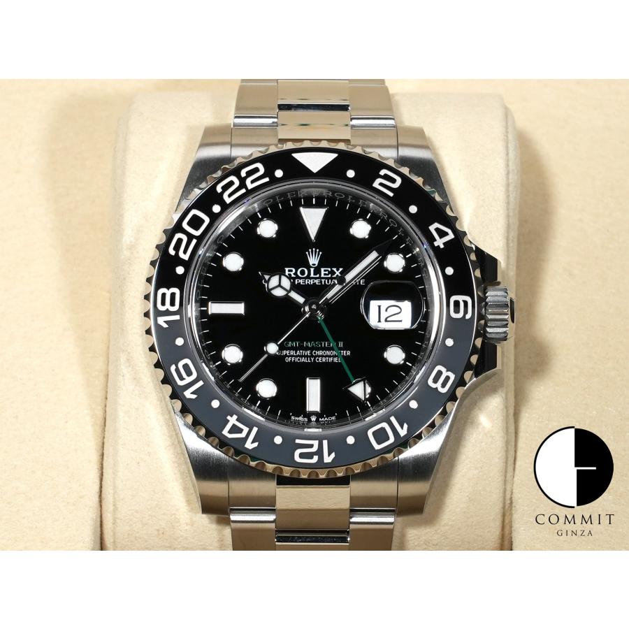 ロレックス GMTマスターII Ref.126710GRNR ステンレススチール ブラック文字盤 オイスターブレスレット | GMTマスター