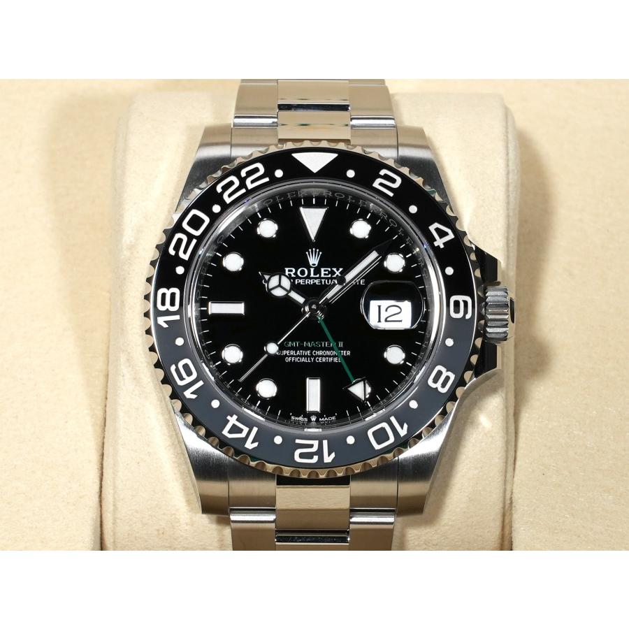 ロレックス GMTマスターII Ref.126710GRNR ステンレススチール ブラック文字盤 オイスターブレスレット | GMTマスター | 01