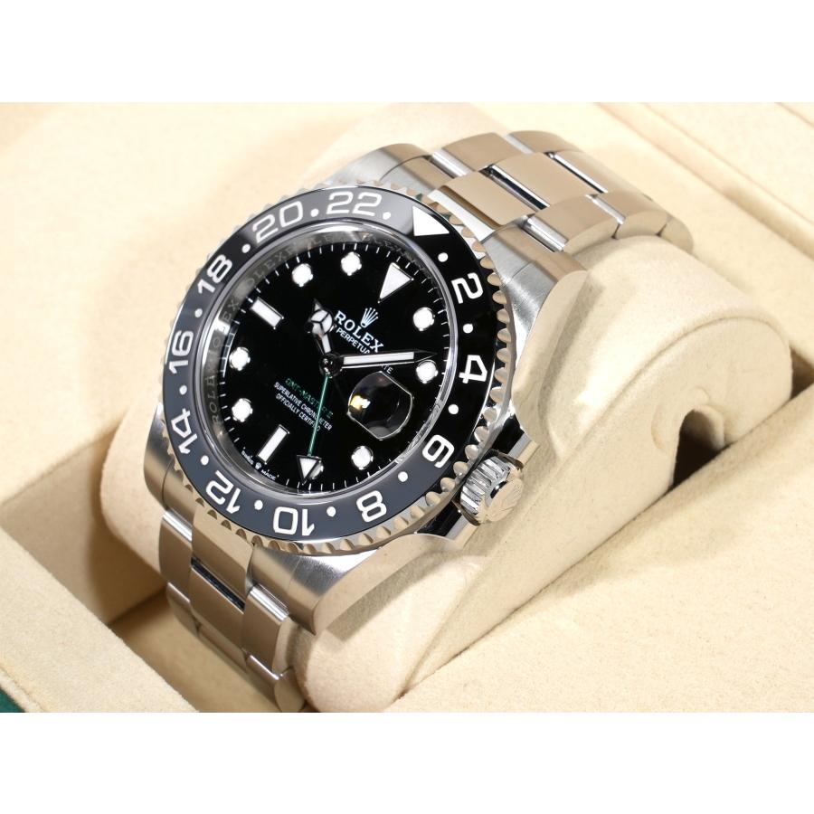 ロレックス GMTマスターII Ref.126710GRNR ステンレススチール ブラック文字盤 オイスターブレスレット | GMTマスター | 03