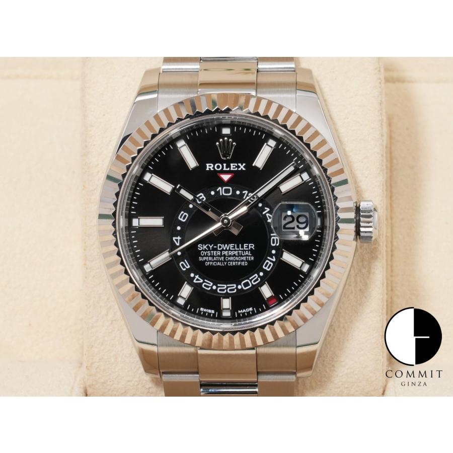 ロレックス スカイドゥエラー Ref.326934 SS/WG ブラック文字盤 オイスターブレスレット | スカイドゥエラー