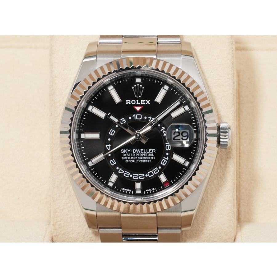 ロレックス スカイドゥエラー Ref.326934 SS/WG ブラック文字盤 オイスターブレスレット | スカイドゥエラー | 01