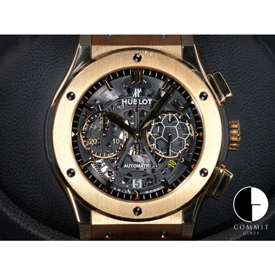 ウブロ クラシックフュージョン アエロフュージョン ペレ Ref.525.VX.0179.VR.PEL14 YG スケルトン文字盤 | HUBLOT