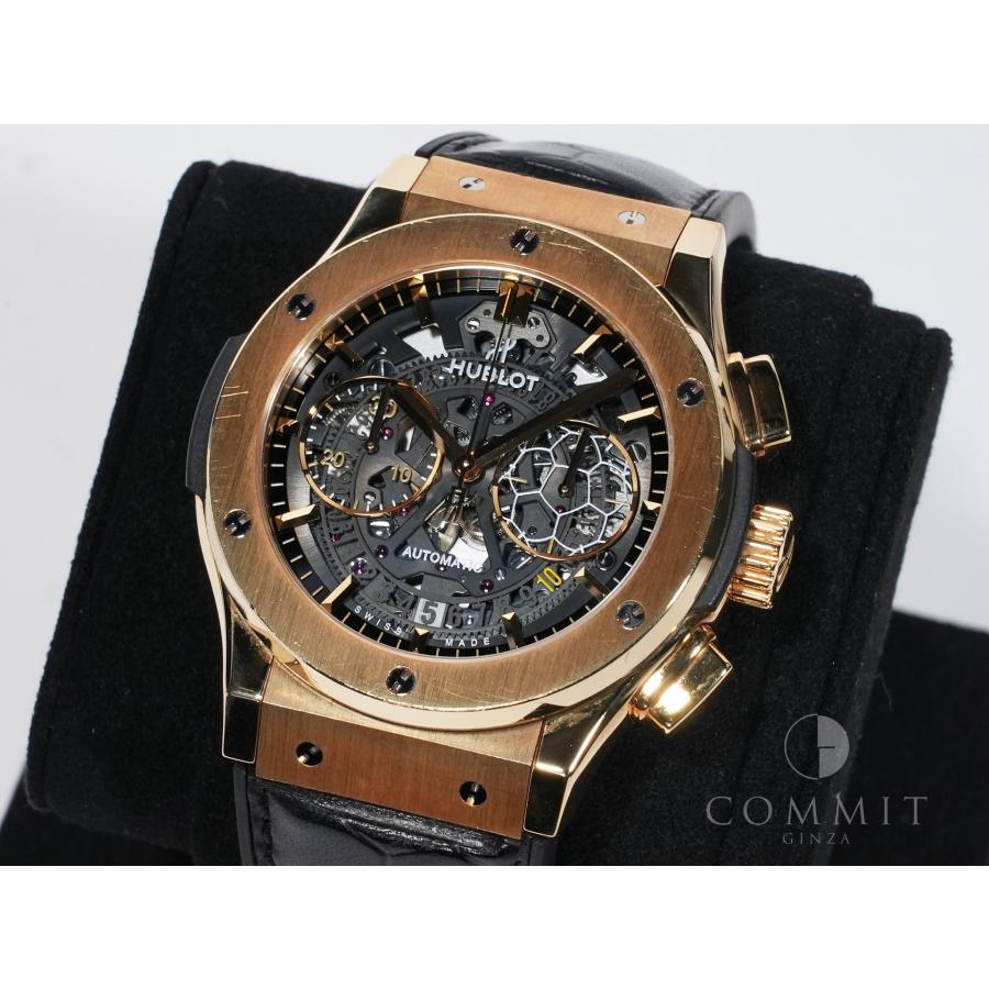 ウブロ クラシックフュージョン アエロフュージョン ペレ Ref.525.VX.0179.VR.PEL14 YG スケルトン文字盤 | HUBLOT | 10