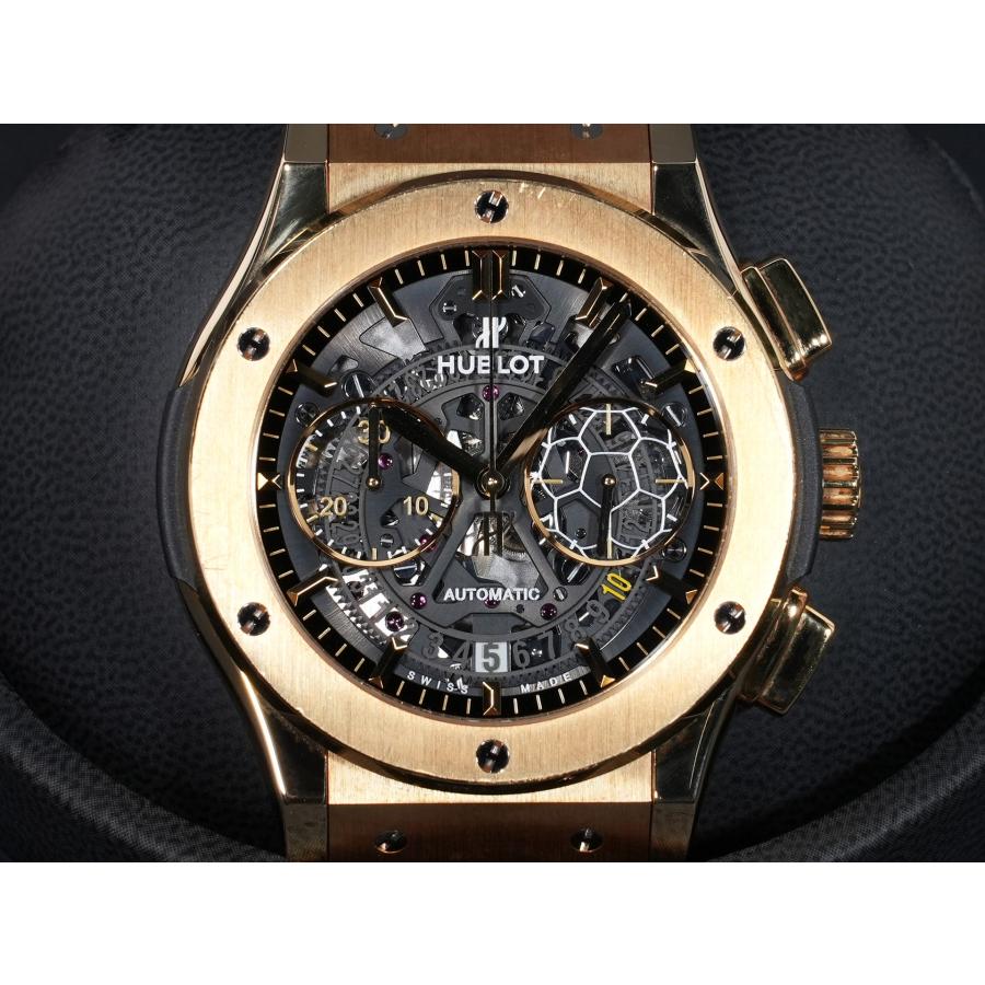 ウブロ クラシックフュージョン アエロフュージョン ペレ Ref.525.VX.0179.VR.PEL14 YG スケルトン文字盤 | HUBLOT | 01
