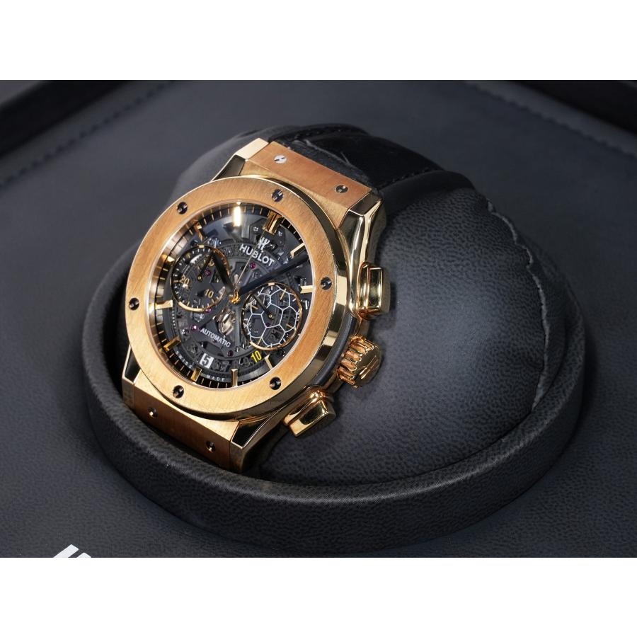 ウブロ クラシックフュージョン アエロフュージョン ペレ Ref.525.VX.0179.VR.PEL14 YG スケルトン文字盤 | HUBLOT | 03