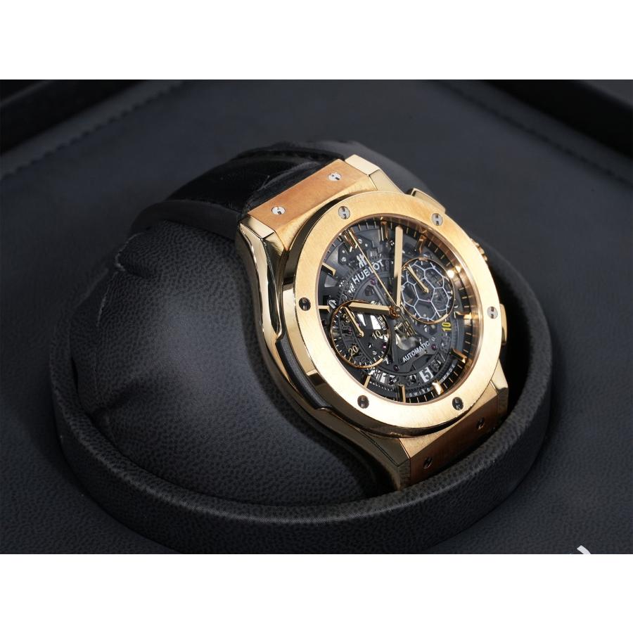 ウブロ クラシックフュージョン アエロフュージョン ペレ Ref.525.VX.0179.VR.PEL14 YG スケルトン文字盤 | HUBLOT | 04