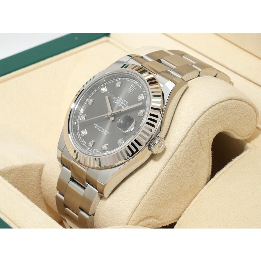 ロレックス デイトジャストII Ref.116334 スレートx10Pダイヤ文字盤 | デイトジャスト | 03