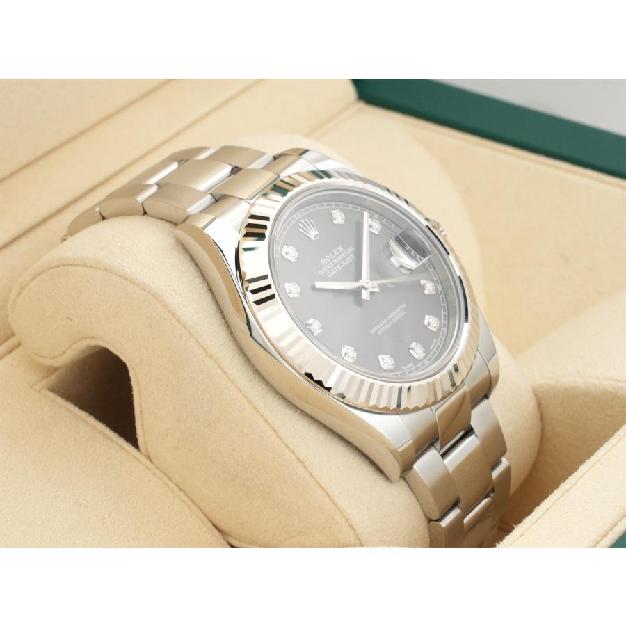 ロレックス デイトジャストII Ref.116334 スレートx10Pダイヤ文字盤 | デイトジャスト | 04