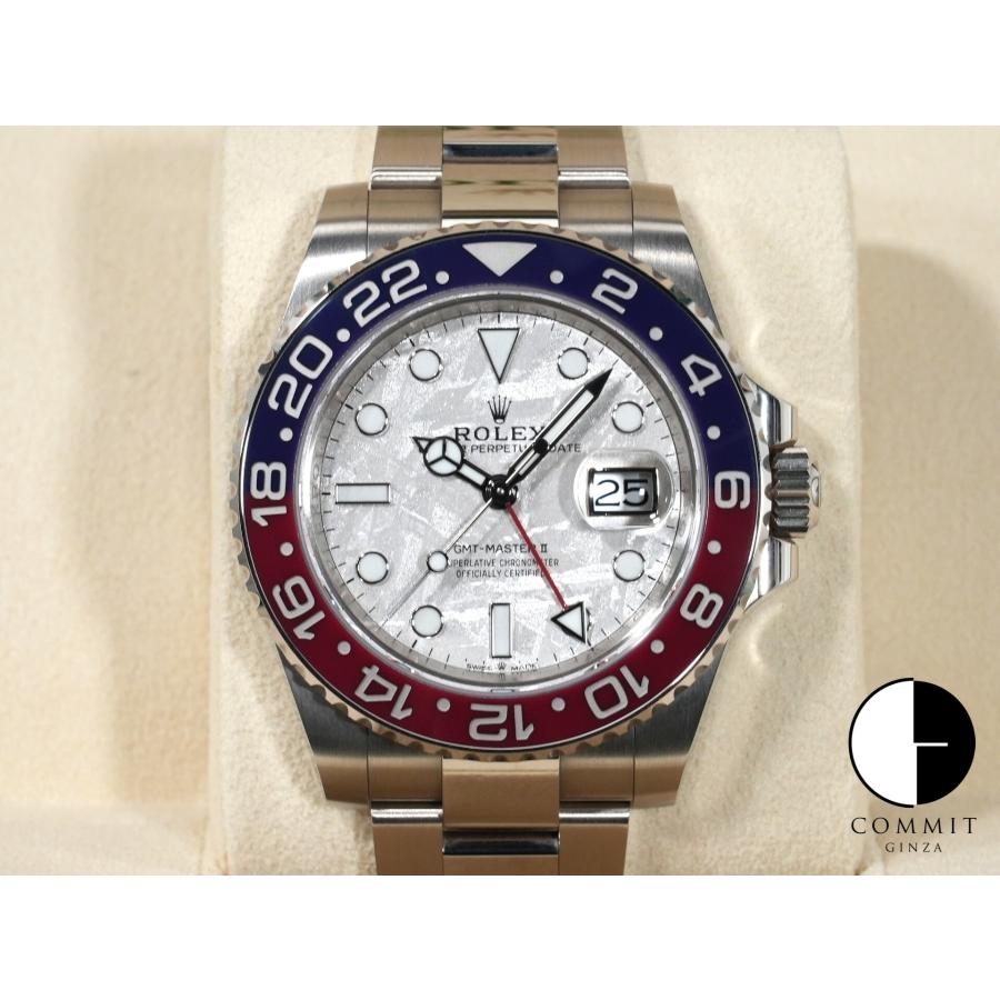ロレックス GMTマスターII Ref.126719BLRO ホワイトゴールド メテオライト文字盤 オイスターブレスレット | GMTマスター