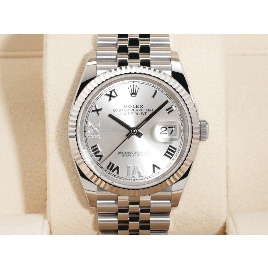 ロレックス デイトジャスト36 Ref.126234 SS/WG シルバーxダイヤモンド文字盤 ジュビリーブレスレット | デイトジャスト | 01