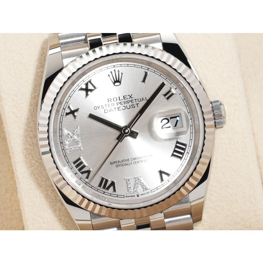 ロレックス デイトジャスト36 Ref.126234 SS/WG シルバーxダイヤモンド文字盤 ジュビリーブレスレット | デイトジャスト | 02