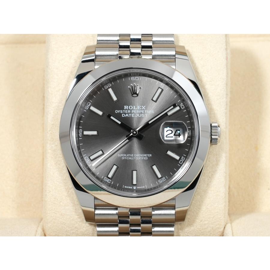 ロレックス デイトジャスト41 Ref.126300 ステンレススチール スレート文字盤 ジュビリーブレスレット | デイトジャスト | 01