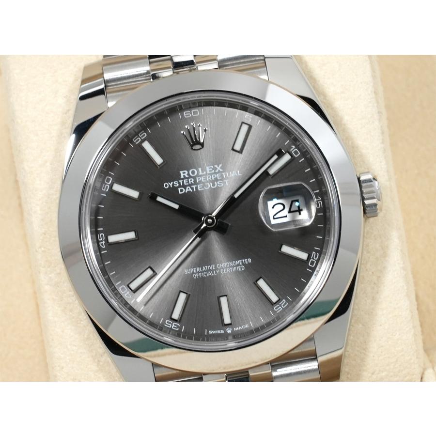ロレックス デイトジャスト41 Ref.126300 ステンレススチール スレート文字盤 ジュビリーブレスレット | デイトジャスト | 02