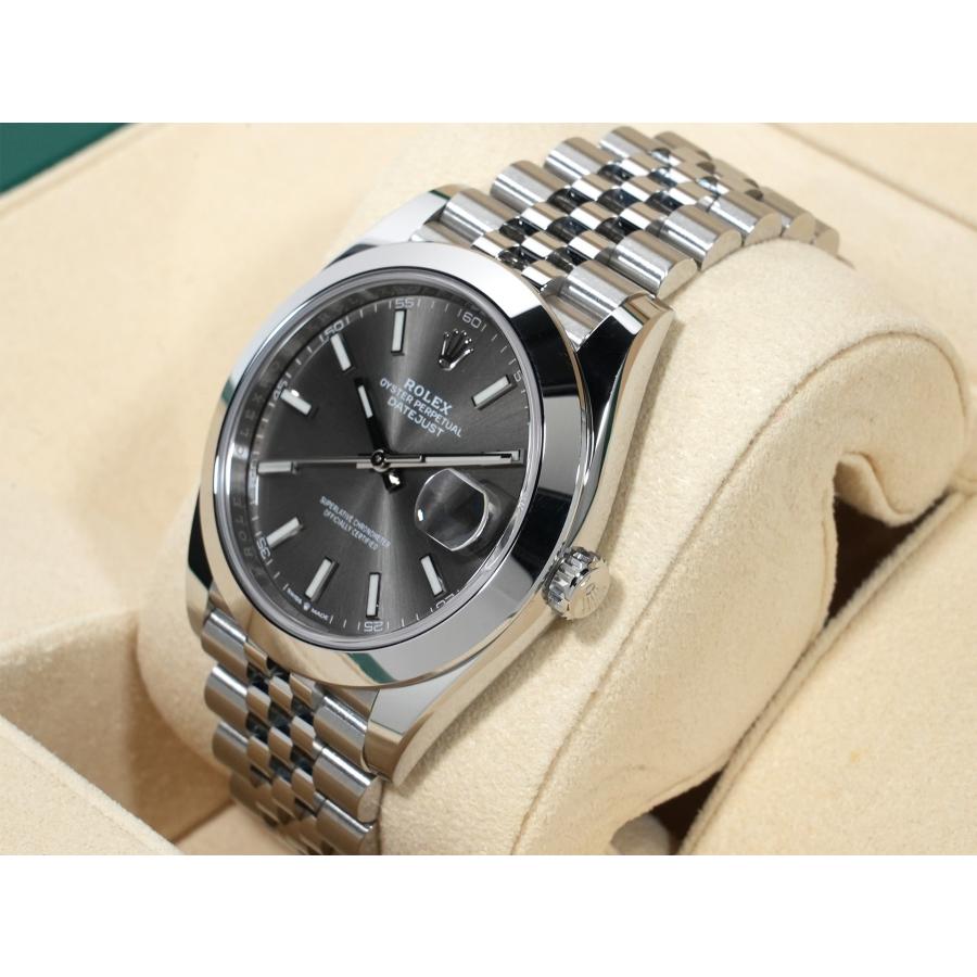 ロレックス デイトジャスト41 Ref.126300 ステンレススチール スレート文字盤 ジュビリーブレスレット | デイトジャスト | 03