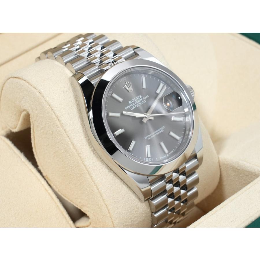 ロレックス デイトジャスト41 Ref.126300 ステンレススチール スレート文字盤 ジュビリーブレスレット | デイトジャスト | 04