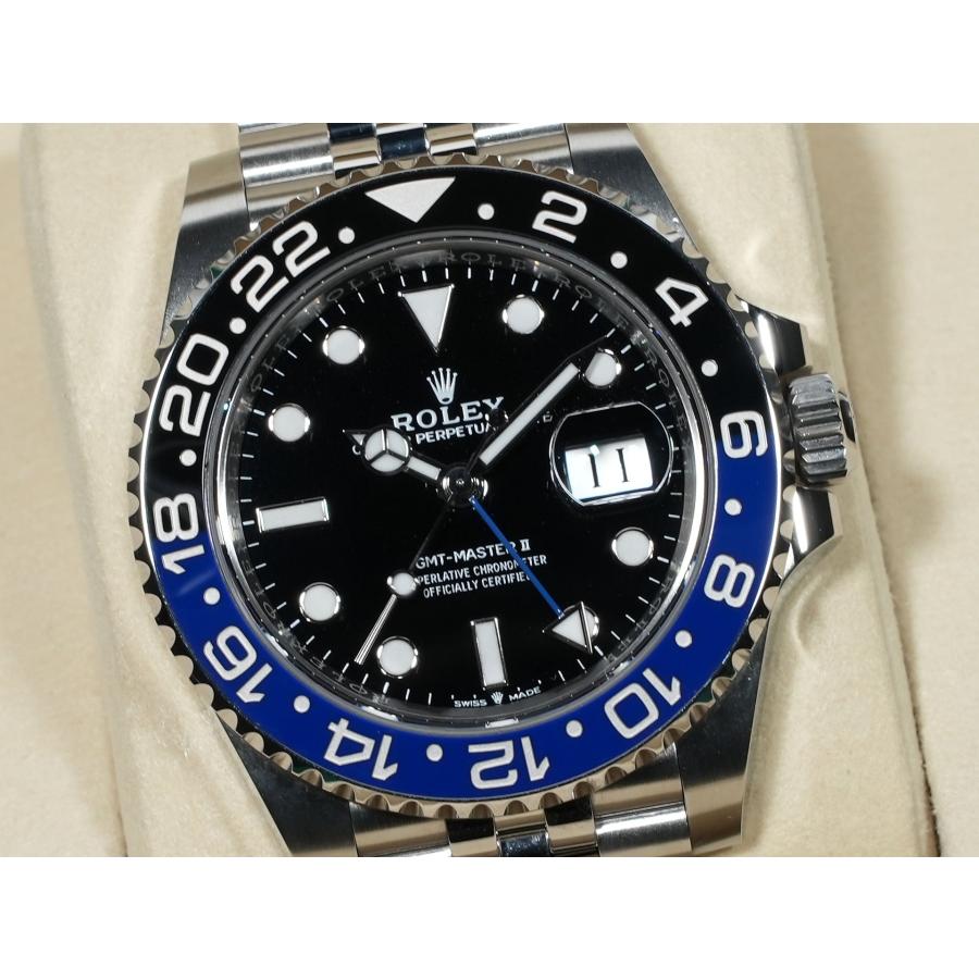 ロレックス GMTマスターII Ref.126710BLNR ステンレススチール ブラック文字盤 ジュビリーブレスレット | GMTマスター | 02