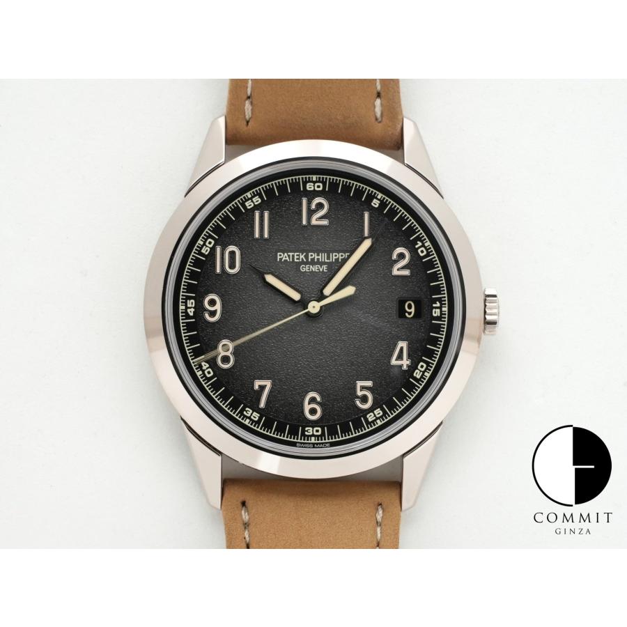 パテックフィリップ カラトラバ Ref.5226G-001 ホワイトゴールド ブラックグラデーションのテクスチャード ラック アントラサイト文字盤 | カラトラバ