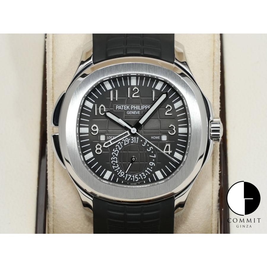 パテックフィリップ アクアノート トラベルタイム Ref.5164A-001 ステンレススチール ブラック文字盤 | アクアノート