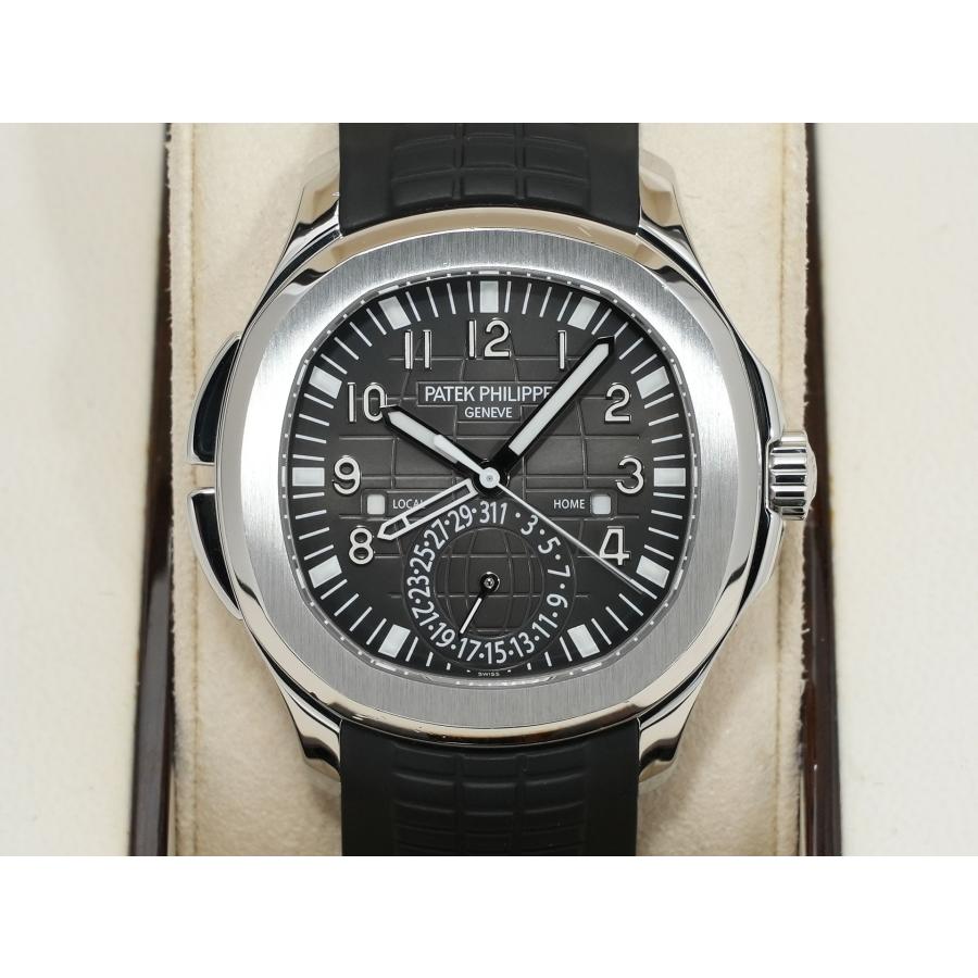 パテックフィリップ アクアノート トラベルタイム Ref.5164A-001 ステンレススチール ブラック文字盤 | アクアノート | 01
