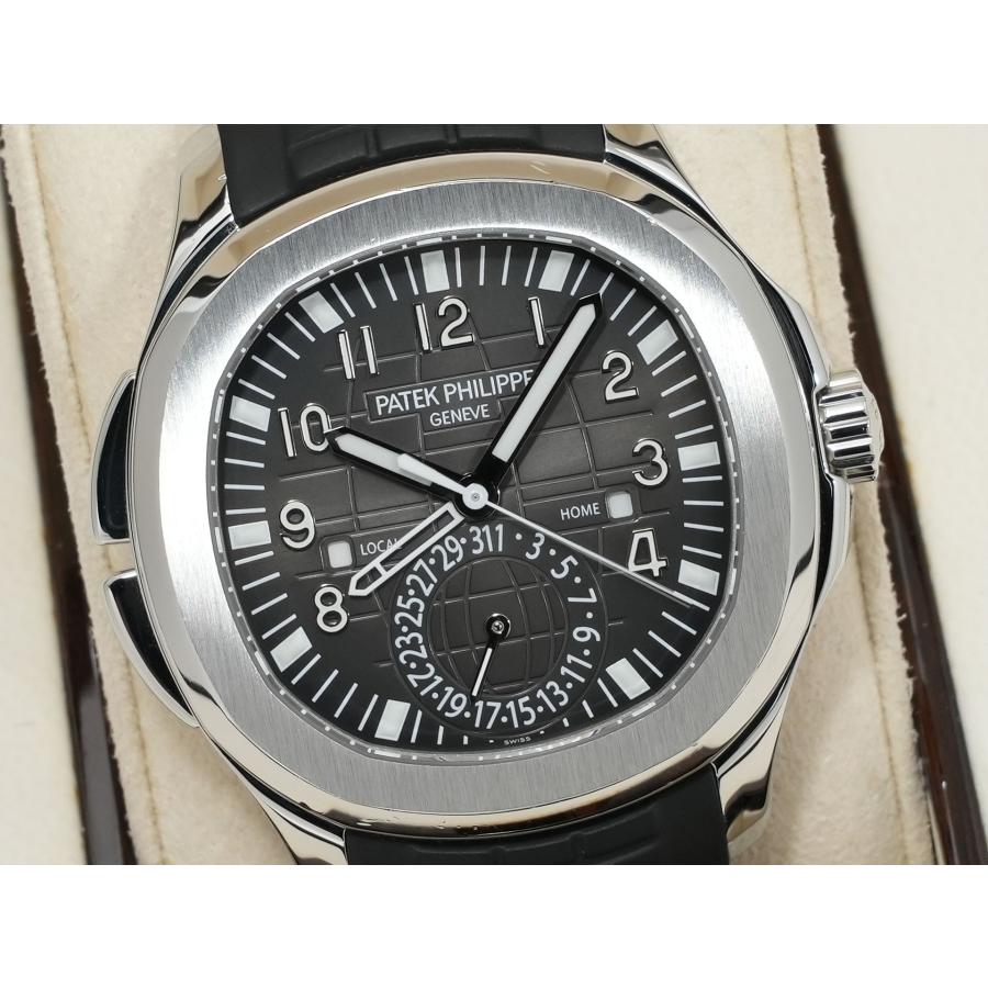 パテックフィリップ アクアノート トラベルタイム Ref.5164A-001 ステンレススチール ブラック文字盤 | アクアノート | 02