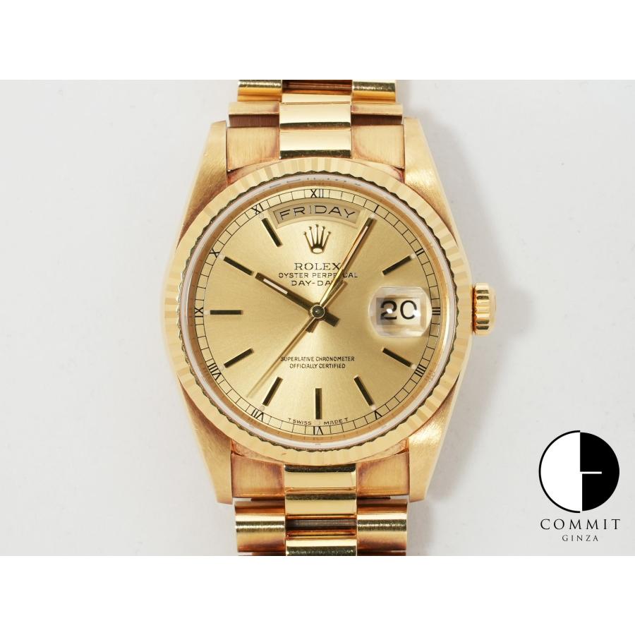 ロレックス デイデイト36 Ref.18238 イエローゴールド シャンパンゴールド文字盤 | デイデイト