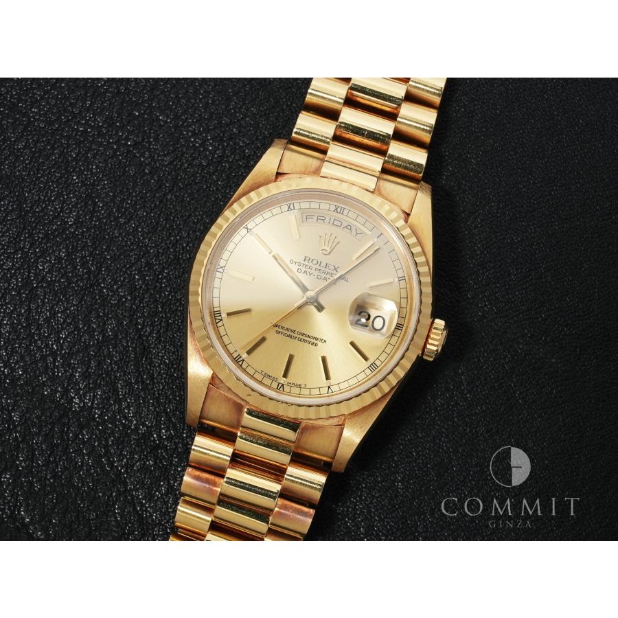 ロレックス デイデイト36 Ref.18238 イエローゴールド シャンパンゴールド文字盤 | デイデイト | 10