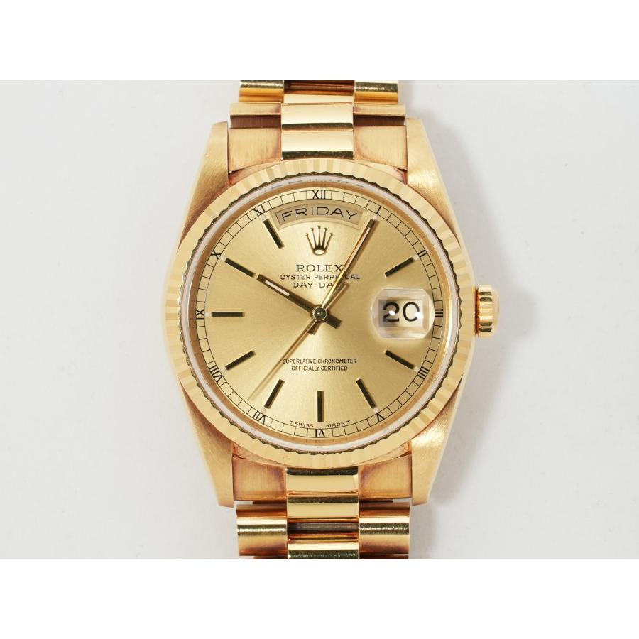 ロレックス デイデイト36 Ref.18238 イエローゴールド シャンパンゴールド文字盤 | デイデイト | 01