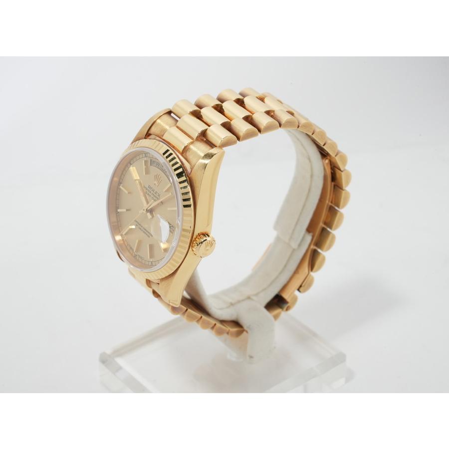ロレックス デイデイト36 Ref.18238 イエローゴールド シャンパンゴールド文字盤 | デイデイト | 03