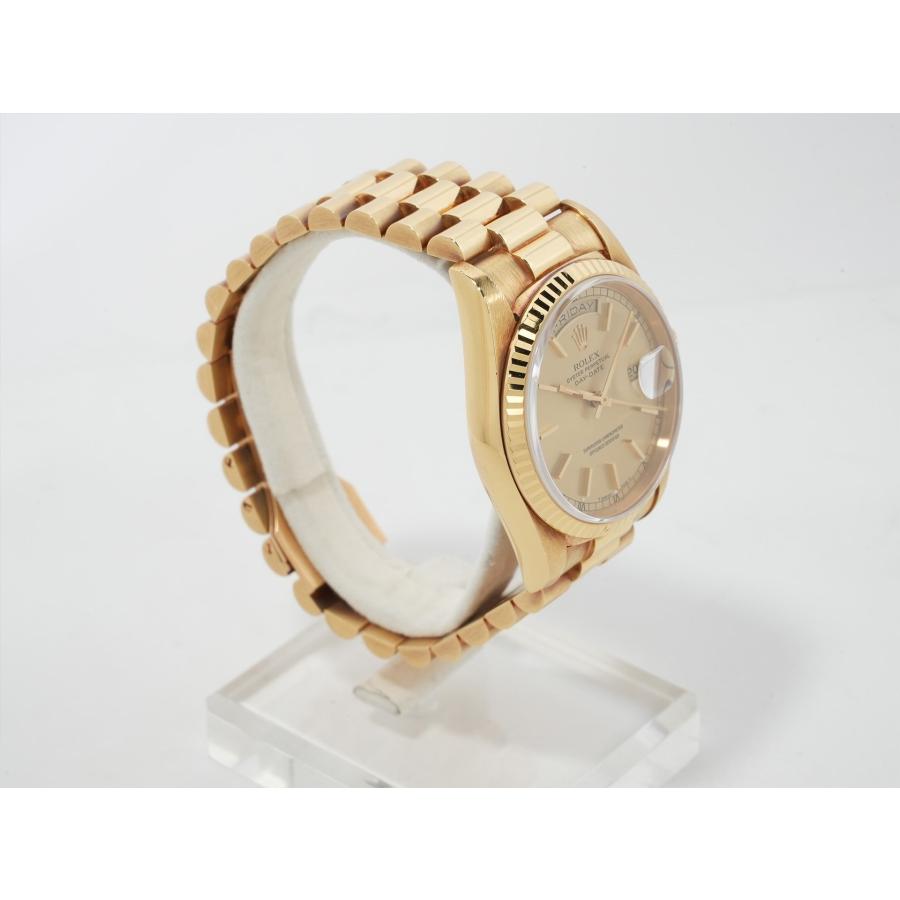 ロレックス デイデイト36 Ref.18238 イエローゴールド シャンパンゴールド文字盤 | デイデイト | 04