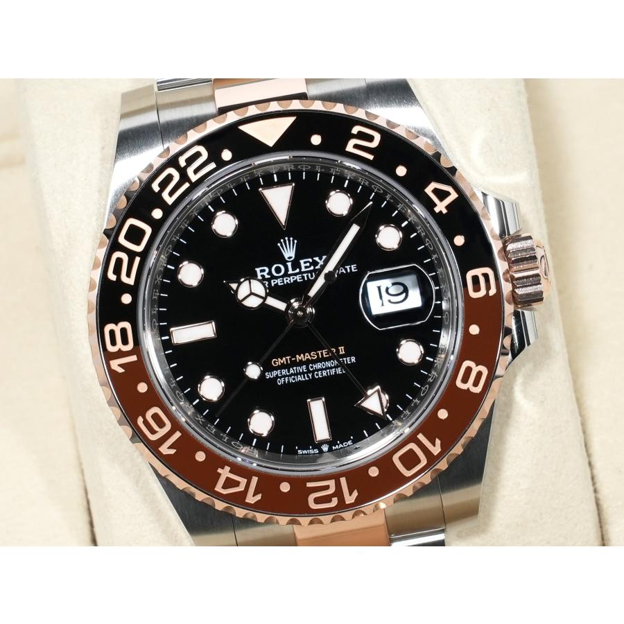 ロレックス GMTマスターII Ref.126711CHNR ステンレススチール/エバーローズゴールド ブラック文字盤 オイスターブレスレット | GMTマスター | 02