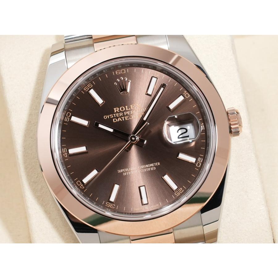 ロレックス デイトジャスト41 Ref.126301 SS/ERG チョコレート文字盤 | デイトジャスト | 02