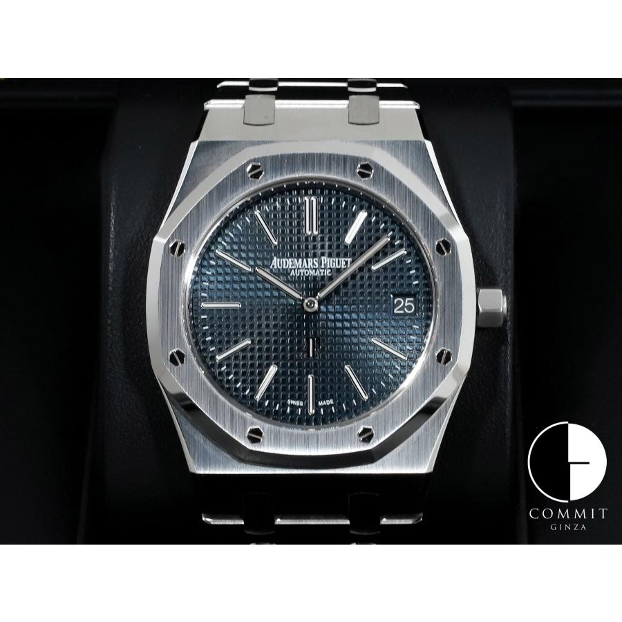 オーデマピゲ ロイヤルオーク ジャンボ エクストラ シン Ref.15202ST.OO.1240ST.01 SS ブルー文字盤 | ロイヤルオーク