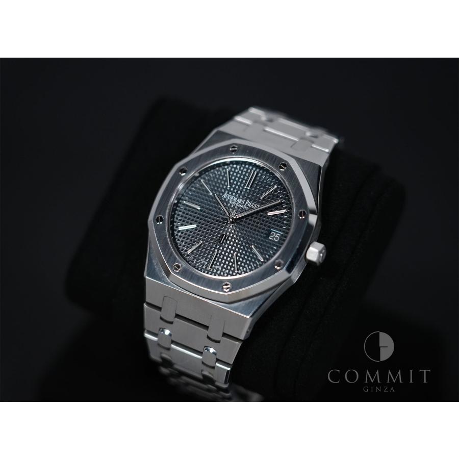 オーデマピゲ ロイヤルオーク ジャンボ エクストラ シン Ref.15202ST.OO.1240ST.01 SS ブルー文字盤 | ロイヤルオーク | 10