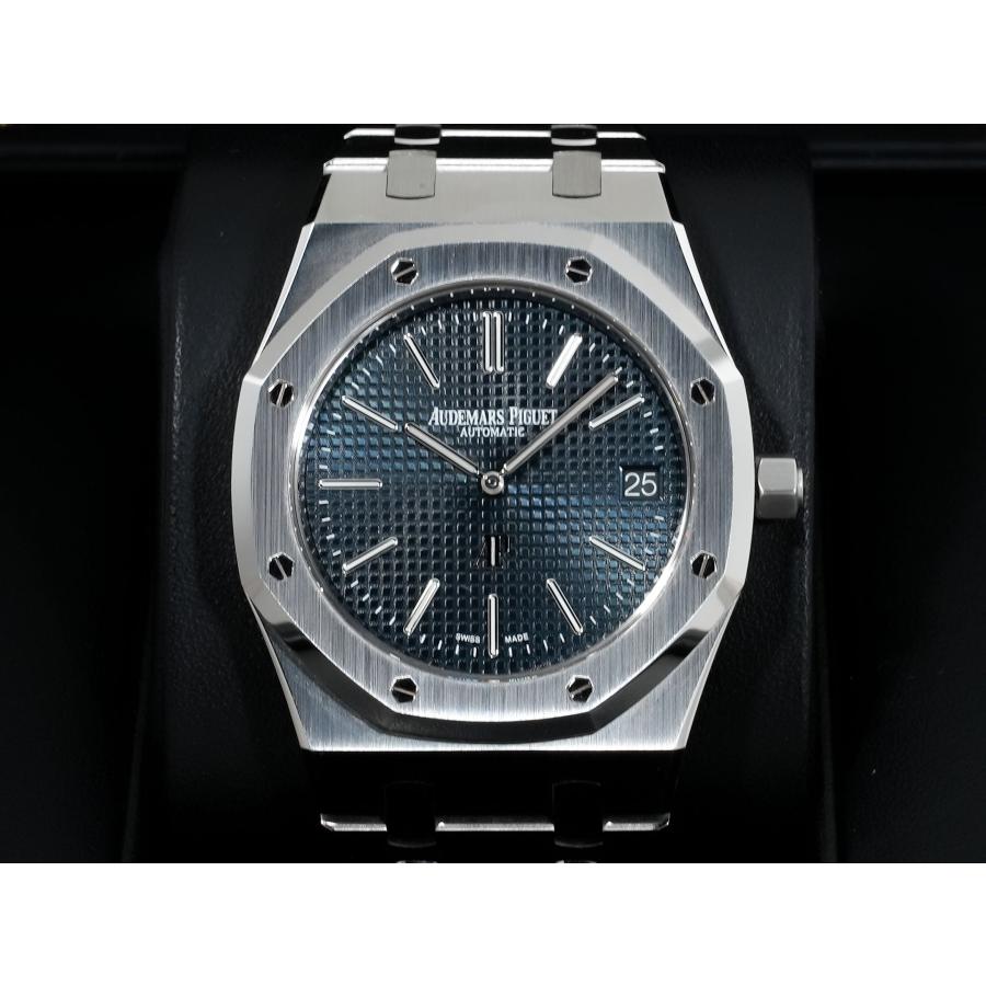 オーデマピゲ ロイヤルオーク ジャンボ エクストラ シン Ref.15202ST.OO.1240ST.01 SS ブルー文字盤 | ロイヤルオーク | 01