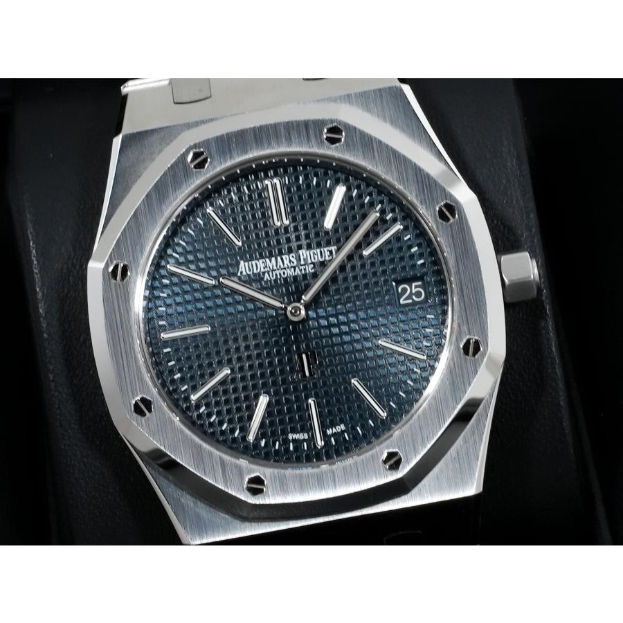 オーデマピゲ ロイヤルオーク ジャンボ エクストラ シン Ref.15202ST.OO.1240ST.01 SS ブルー文字盤 | ロイヤルオーク | 02