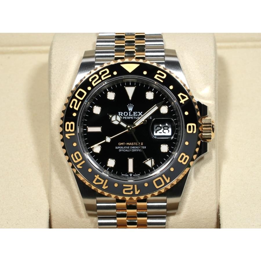ロレックス GMTマスターII Ref.126713GRNR ステンレススチール/イエローゴールド ブラック文字盤 ジュビリーブレスレット | GMTマスター | 01