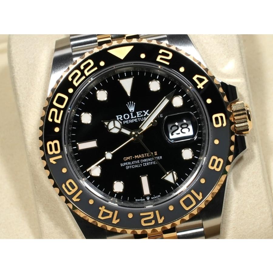 ロレックス GMTマスターII Ref.126713GRNR ステンレススチール/イエローゴールド ブラック文字盤 ジュビリーブレスレット | GMTマスター | 02