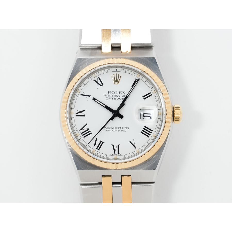 ロレックス デイトジャスト オイスタークォーツ Ref.17013 ステンレススチール/イエローゴールド ホワイト文字盤 オイスターブレスレット | デイトジャスト | 01