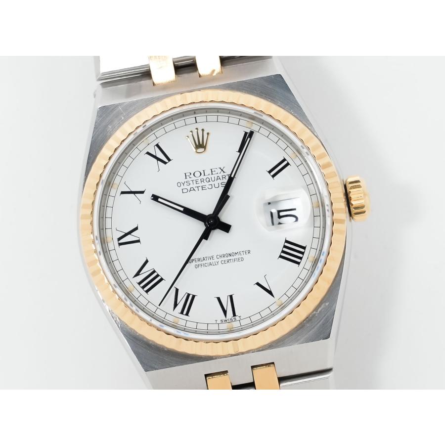 ロレックス デイトジャスト オイスタークォーツ Ref.17013 ステンレススチール/イエローゴールド ホワイト文字盤 オイスターブレスレット | デイトジャスト | 02