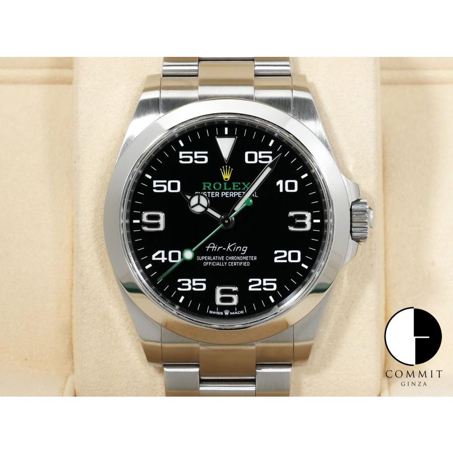 ロレックス エアキング Ref.126900 ステンレススチール ブラック文字盤 オイスターブレスレット | エアキング