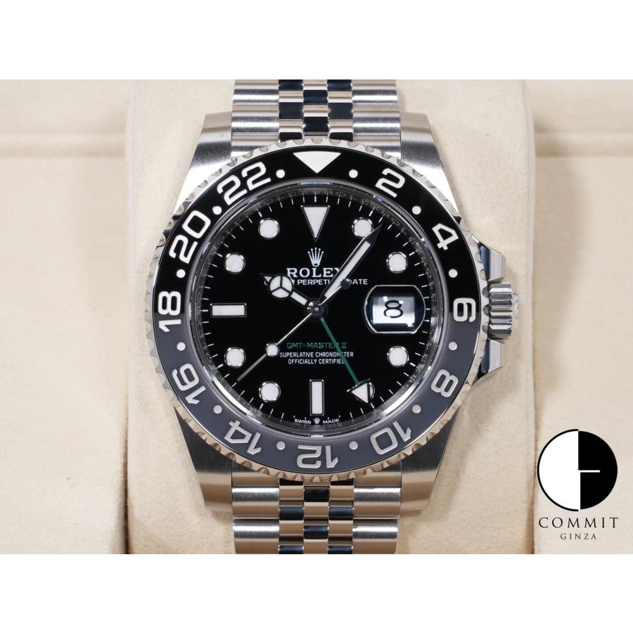 ロレックス GMTマスターII Ref.126710GRNR SS ブラック文字盤 ジュビリーブレスレット | GMTマスター