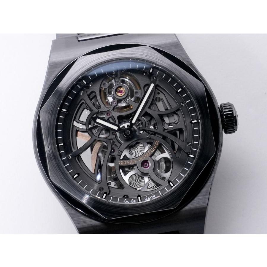 ジラールペルゴ ロレアート スケルトン セラミック Ref.81015-32-001-32A BLACK CE スケルトン文字盤 | ジラール・ペルゴ | 02