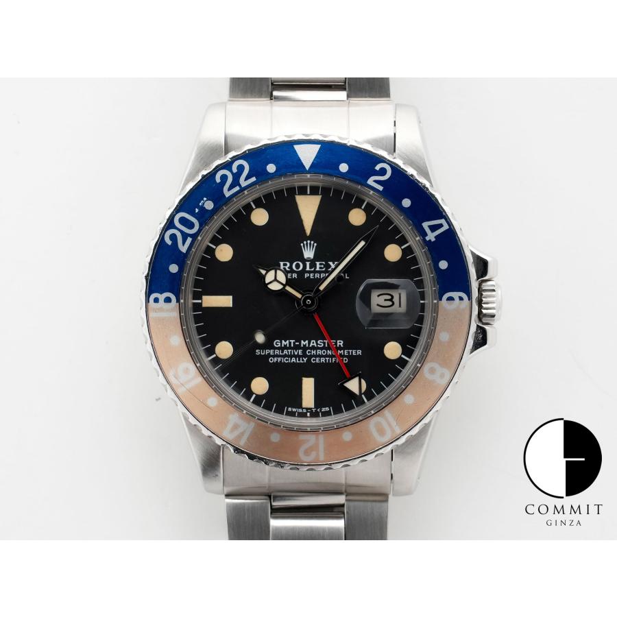 ロレックス GMTマスター Ref.1675 ステンレススチール ブラック文字盤 オイスターブレスレット | GMTマスター