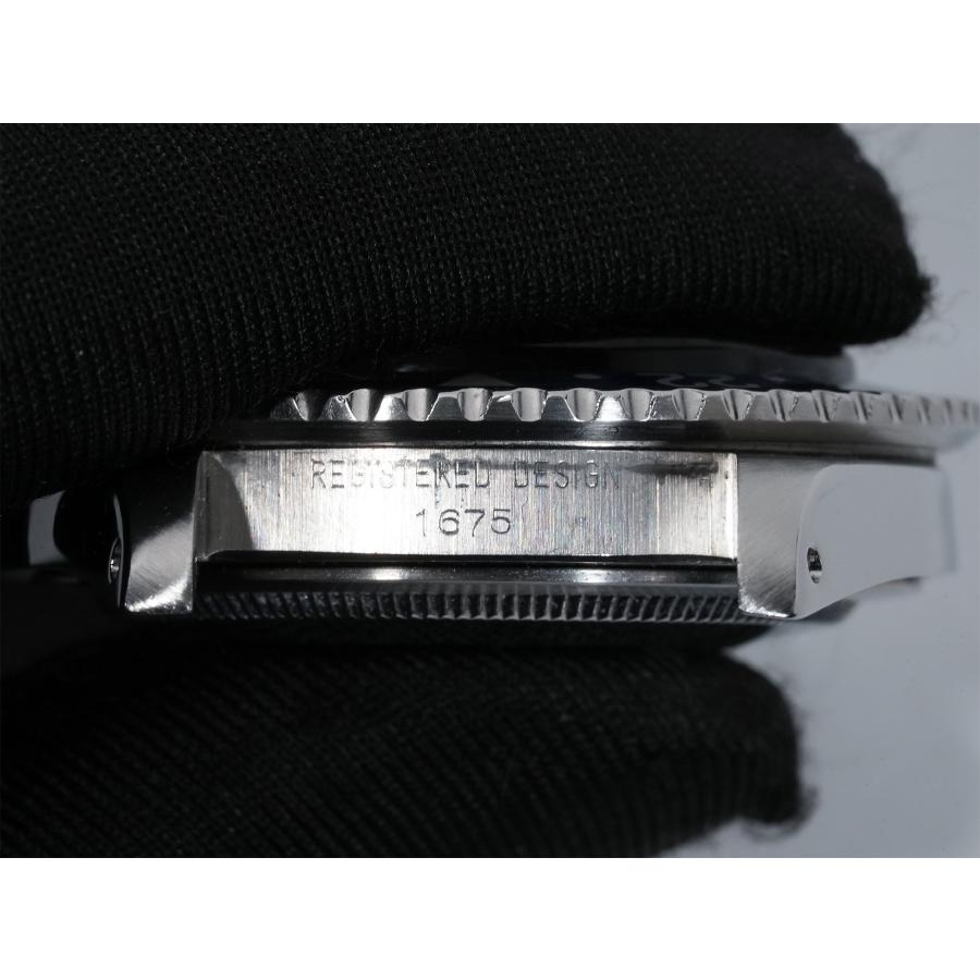 ロレックス GMTマスター Ref.1675 ステンレススチール ブラック文字盤 オイスターブレスレット | GMTマスター | 10