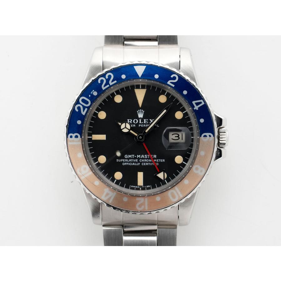 ロレックス GMTマスター Ref.1675 ステンレススチール ブラック文字盤 オイスターブレスレット | GMTマスター | 01