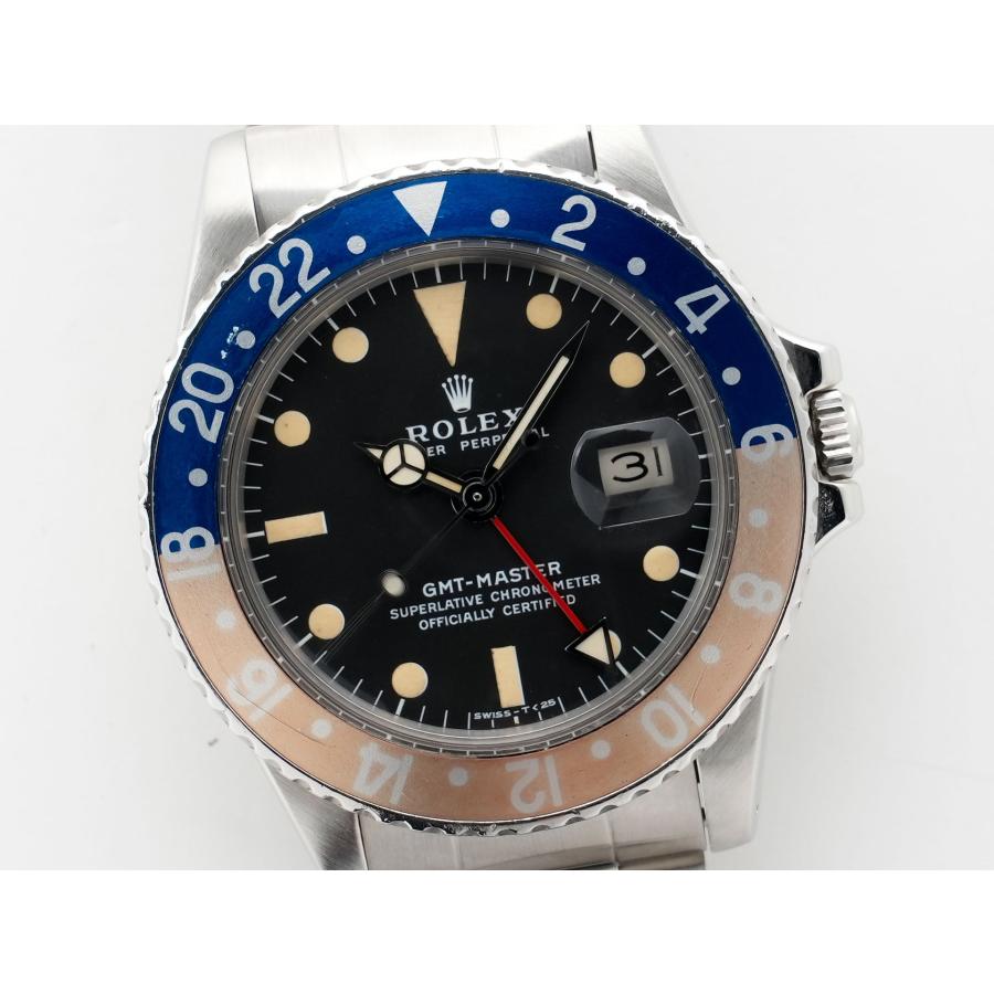 ロレックス GMTマスター Ref.1675 ステンレススチール ブラック文字盤 オイスターブレスレット | GMTマスター | 02
