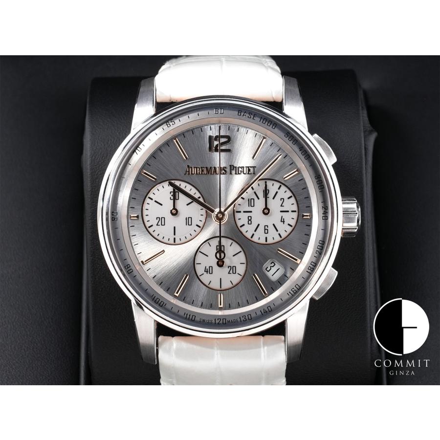 オーデマピゲ CODE 11.59 バイ オーデマ ピゲ クロノグラフ Ref.26393CR.OO.A008KB.01 WG/PG シルバー文字盤 | AUDEMARS PIGUET