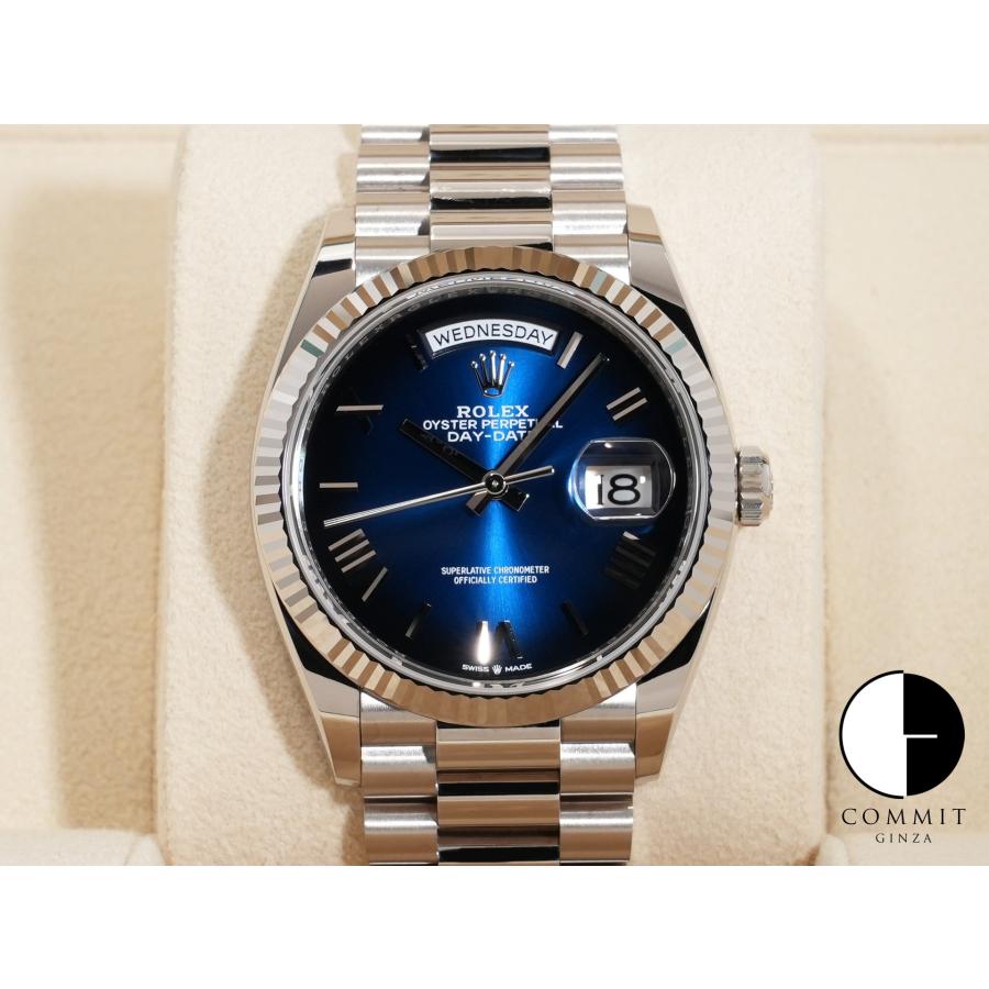 ロレックス デイデイト36 Ref.128239 18KWG ブルーオンブレ文字盤 | デイデイト